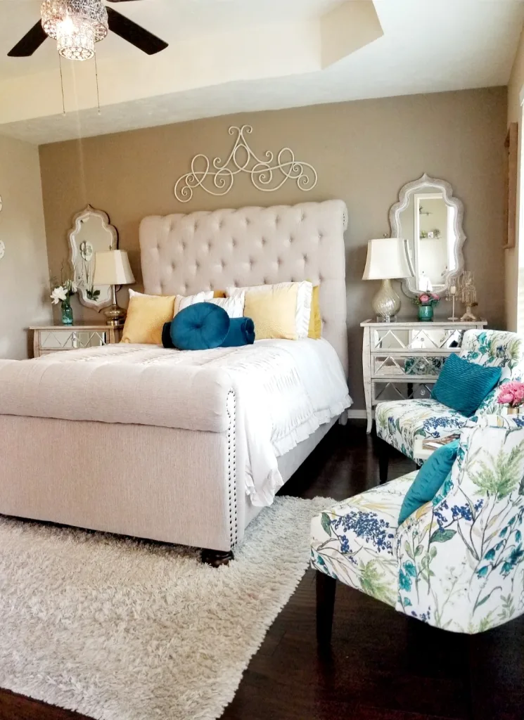 How A Tropical Mural Transformed My Bedroom Into A Luxury Oasis - Lani Does It