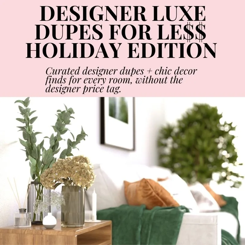 2025 Holiday Designer Dupes Catalog |  Free Shoppable for Luxe-on-a-Budget Style Download - Lani Does It