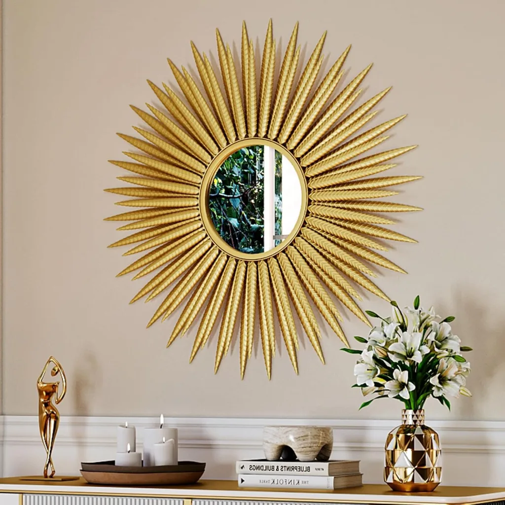 Gold Sunburst Mirror