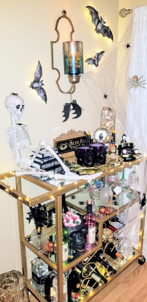 17 Halloween and Fall-O-Ween Bar Cart Styling Theme Ideas - Lani Does It