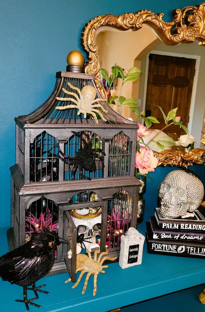 DIY Haunted Birdcage for Halloween