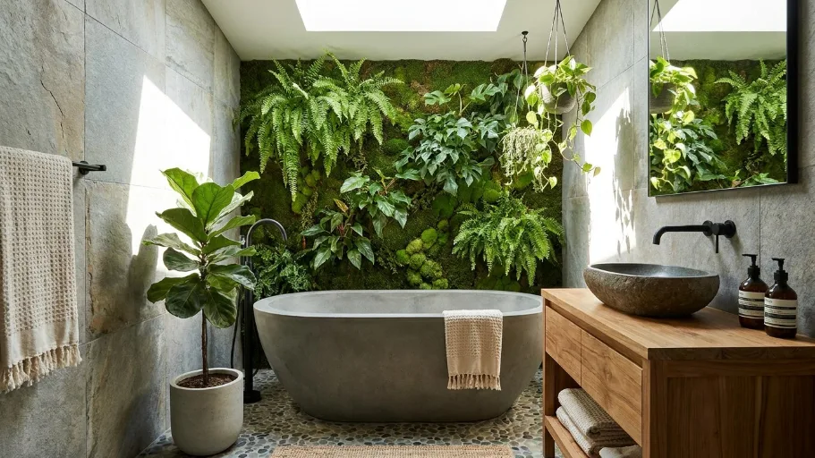 Bathroom Biophilic Design Ideas