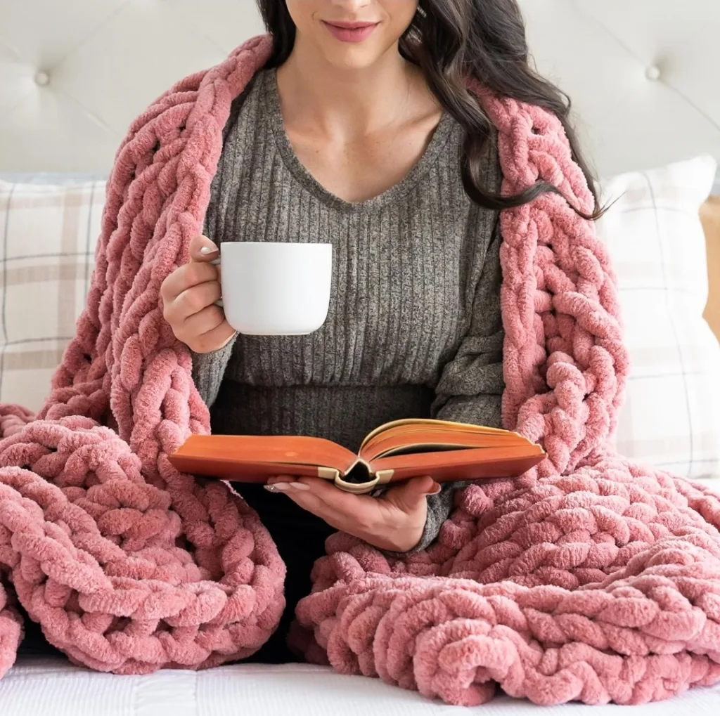 Emotional Escape Rooms To Break Free Whenever - Cozy Chunky Knit Throw