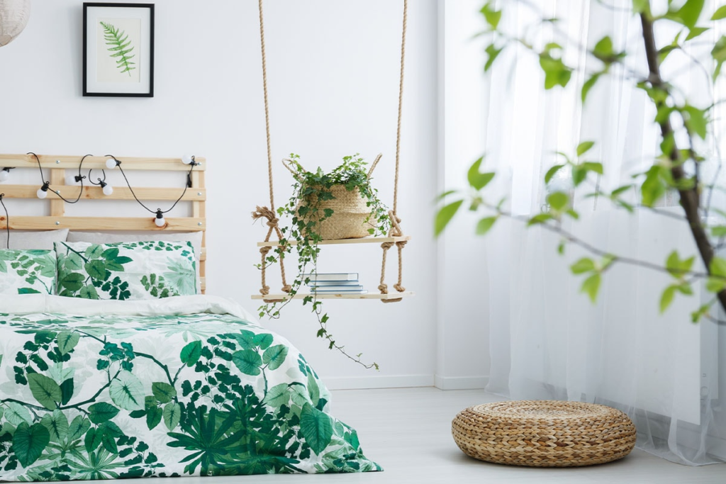 Biophilic Interior Design For An Enchanted Escape Right At Home - Biophilic Bedroom