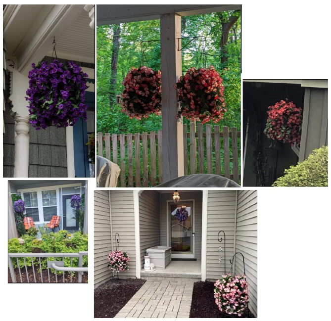 Beautiful Flower Pot Decor Ideas For Your Porch or Deck - Faux Silk Plants