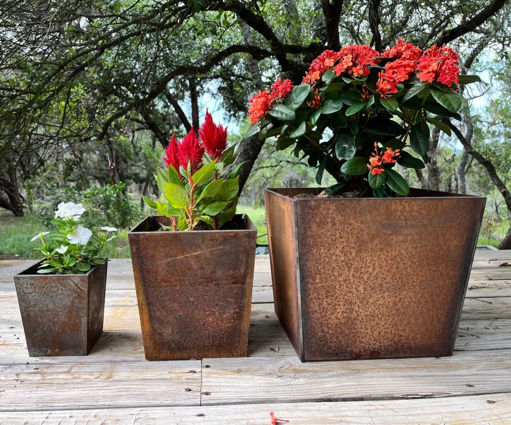 Metal Planter Pots Ideas