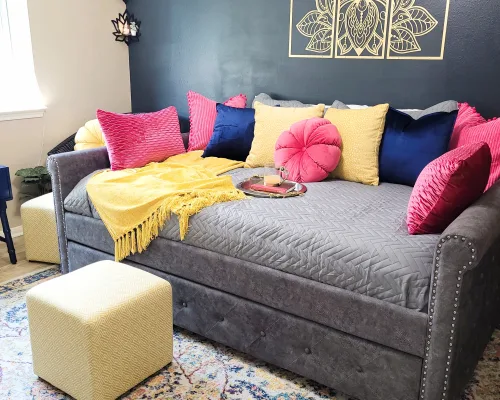 Boho Glam Bliss: Budget Guest Bedroom Transformation For Under $1000