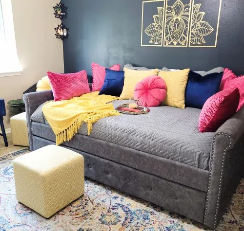 Boho Glam Bliss: Budget Guest Bedroom Transformation For Under $1000