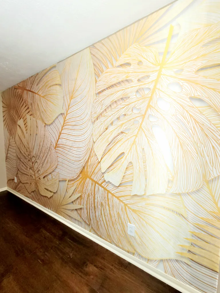 How A Tropical Mural Transformed My Bedroom Into A Luxury Oasis - Lani Does It