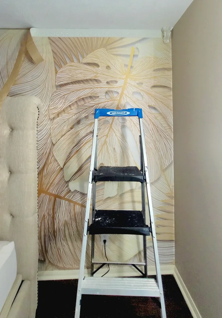 How A Tropical Mural Transformed My Bedroom Into A Luxury Oasis - Lani Does It