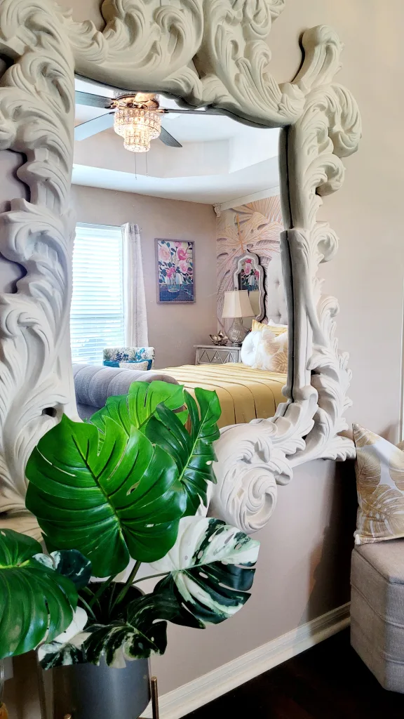 How A Tropical Mural Transformed My Bedroom Into A Luxury Oasis - Lani Does It