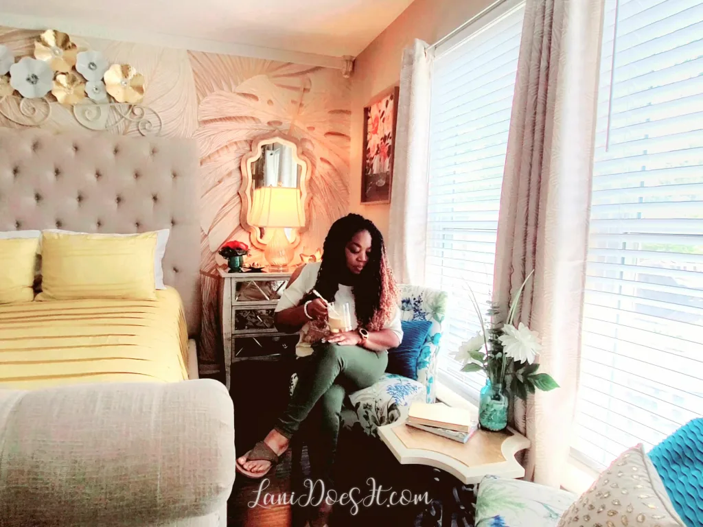 How A Tropical Mural Transformed My Bedroom Into A Luxury Oasis - Lani Does It