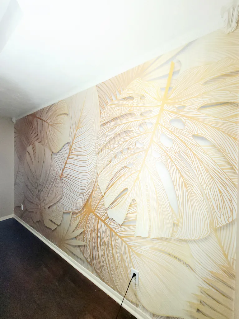 How A Tropical Mural Transformed My Bedroom Into A Luxury Oasis - Lani Does It