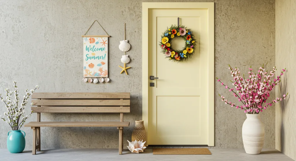 Easy Summer Front Door Refresh with 20 Stylish Decor Ideas - Lani Does It