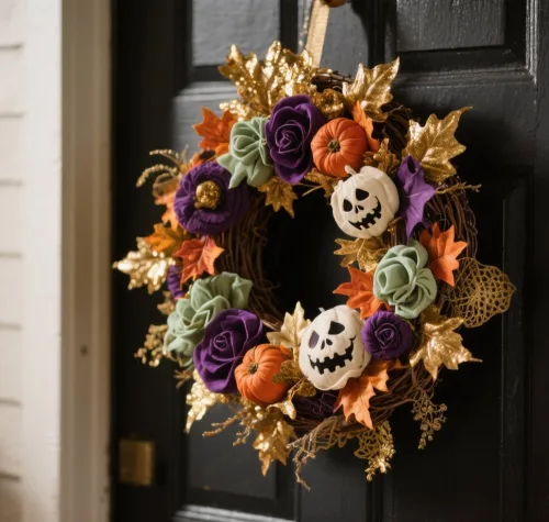Easy DIY Halloween Wreath Projects That Take Just One Day