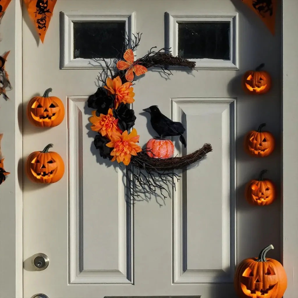 Easy DIY Halloween Wreath Projects That Take Just One Day