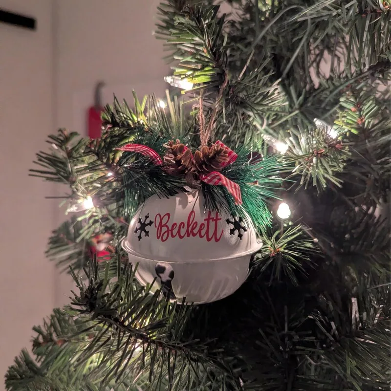 Personalized Christmas Tree Ornament - Beautiful Budget Christmas Tree Decorating Tips