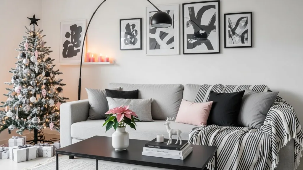 How to Style Black and White Christmas Decor That Feels Luxe, Not Basic