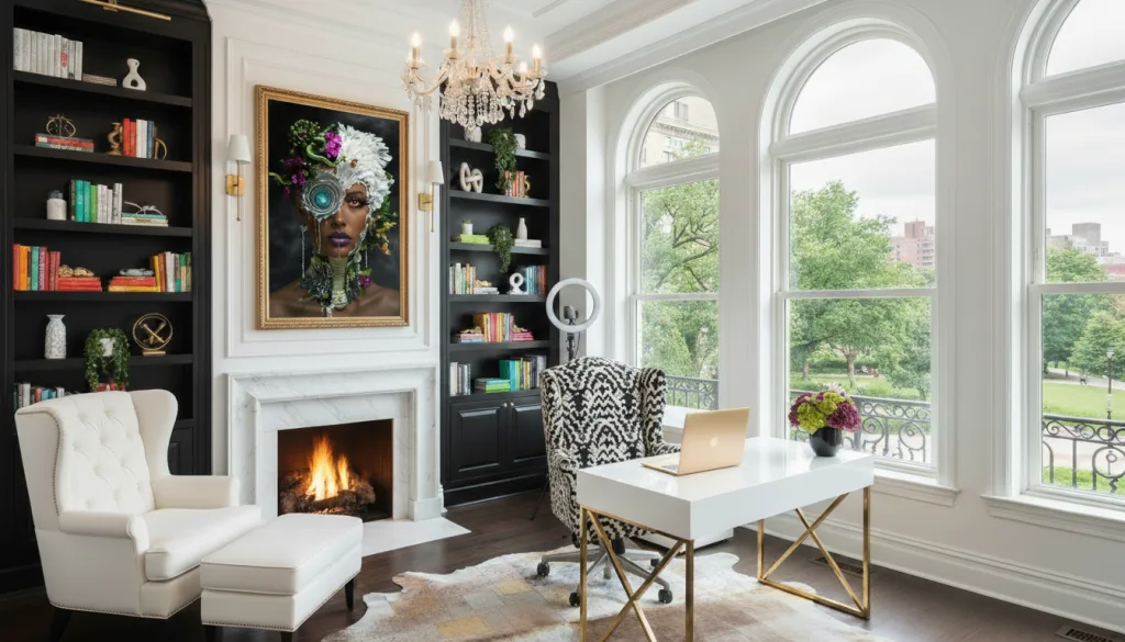 Big Wall Decor Trend 2026: The Fastest Way to Make Your Home Look Expensive -Abstract Office Style - Lani Does It