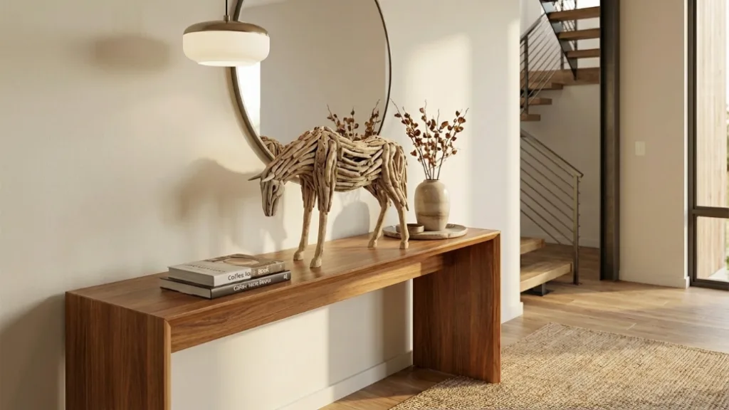 How to Easily Decorate with Driftwood, Pods & Pinecones