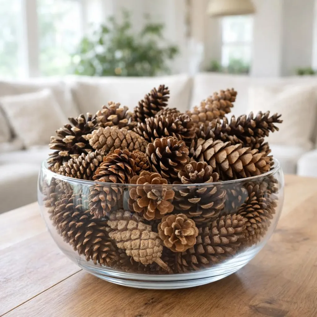 How to Easily Decorate with Driftwood, Pods & Pinecones