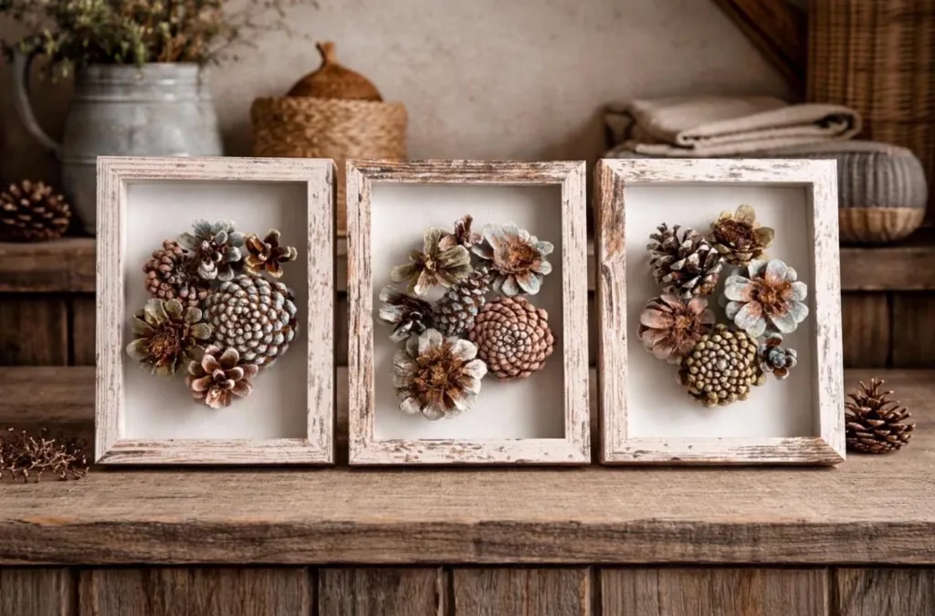 How to Easily Decorate with Driftwood, Pods & Pinecones
