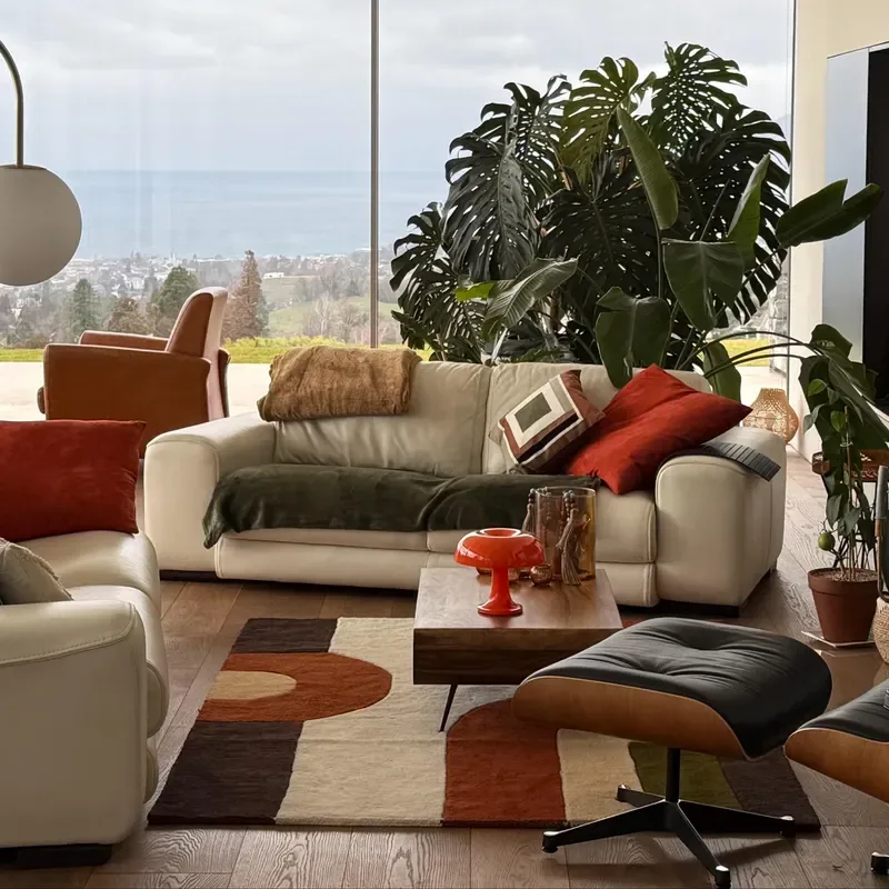 The Honest Truth About the 60-30-10 Rule in Interior Design - 70s Retro Vibe Living Room Modern Ideas for Your Home