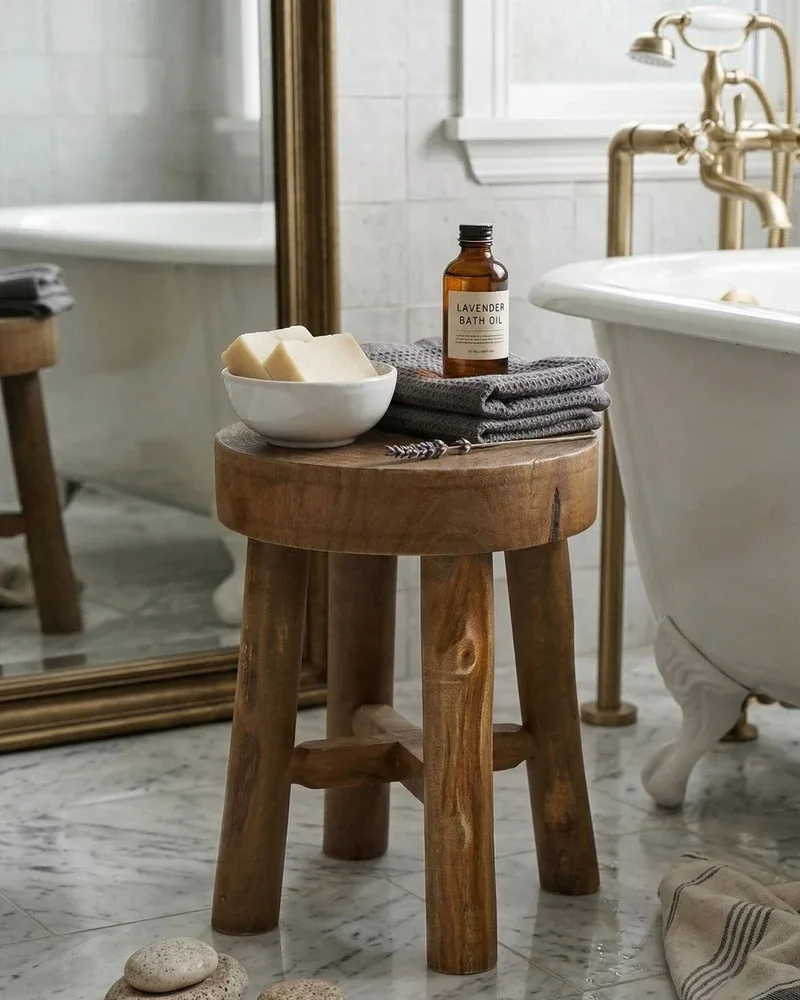 The Honest Truth About the 60-30-10 Rule in Interior Design - Farmhouse Style Bathroom for Small Spaces