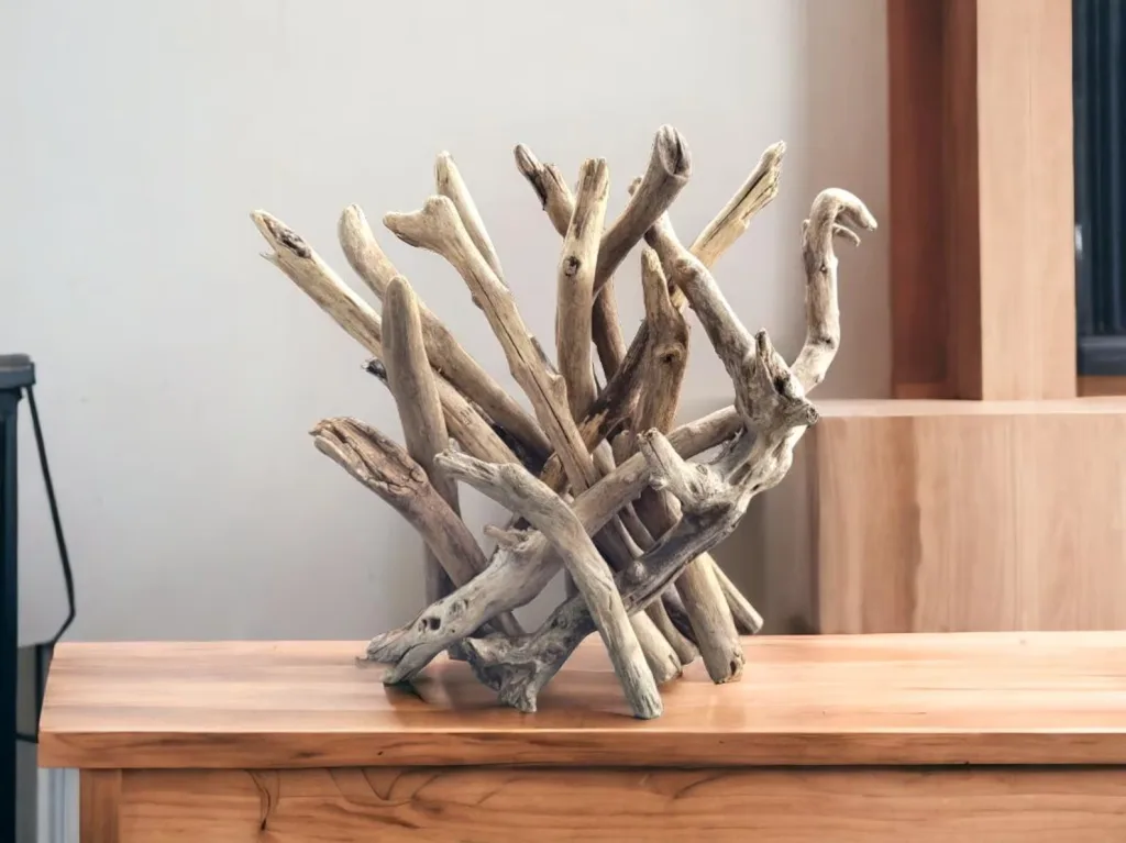 How to Easily Decorate with Driftwood, Pods & Pinecones