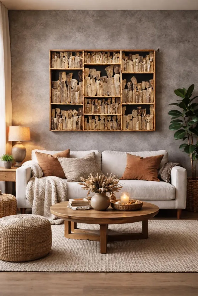 How to Easily Decorate with Driftwood, Pods & Pinecones