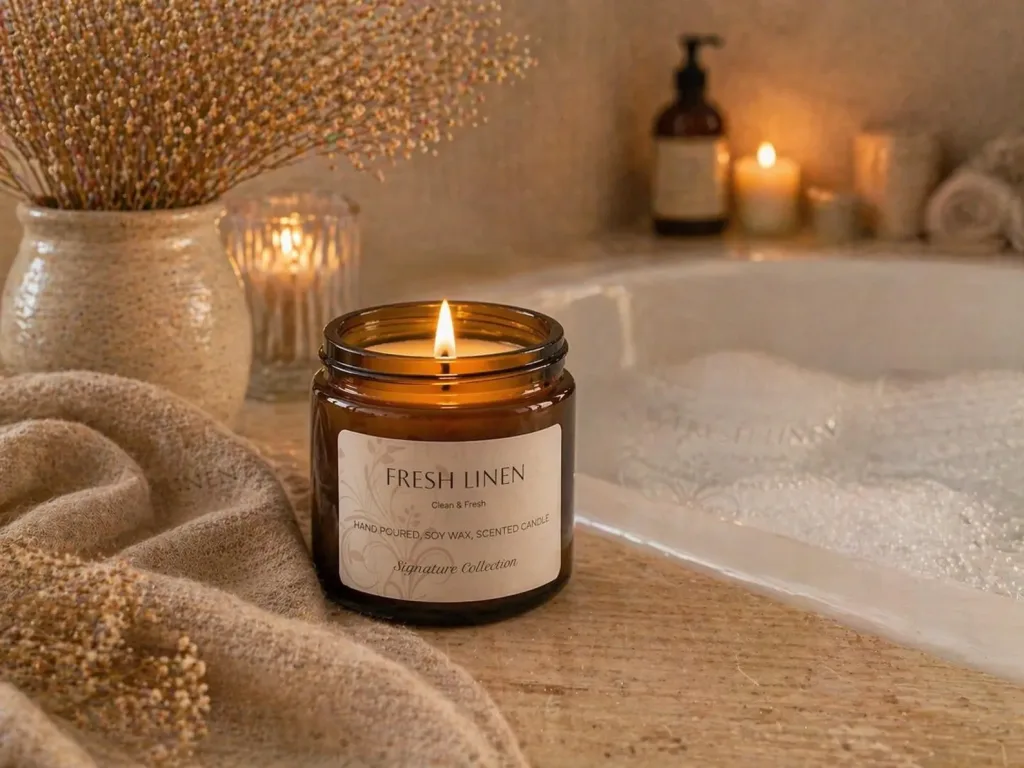 Cozy Scented Candle Inspiration For Creating A Homey Apartment Atmosphere - How to Make a Rental Feel Like Home