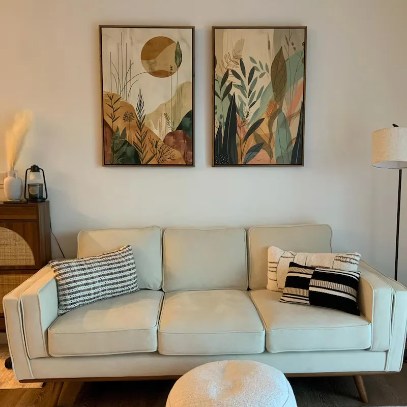 Vintage Floral Landscape Wall Art Ideas
