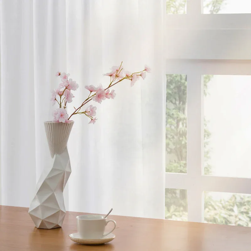 Elegant Window Inspiration With Flowing Semi Sheer Velvet Drapes - Interior Designer Secrets for Making Any Space Feel Luxurious