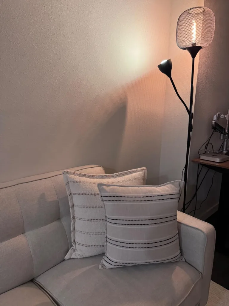 The Lazy Girl’s Easy Guide to a Tidy Home - Minimal Rustic Linen Pillow For Calm And Cozy Space Inspiration