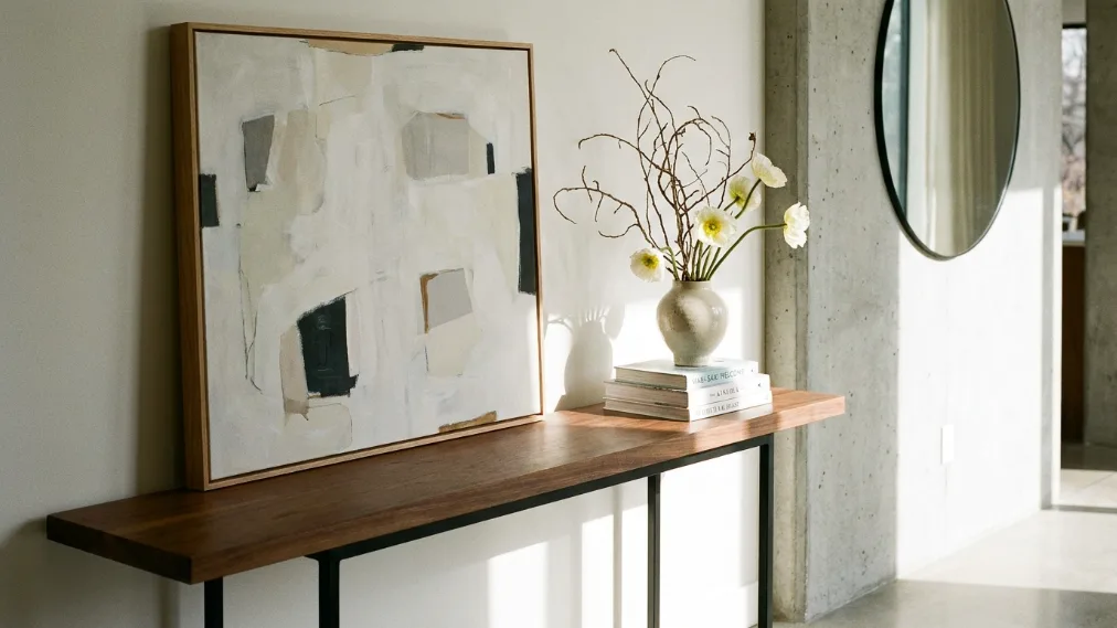 Minimal Entryway Inspiration For Organized And Calm Home Spaces - The Rule of Three in Interior Design and How to Use It