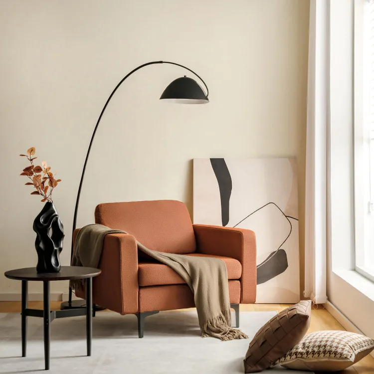 Modern Accent Chair Orange Pattern Ideas For Home Design - How to Mix Patterns and Textures the Right Way