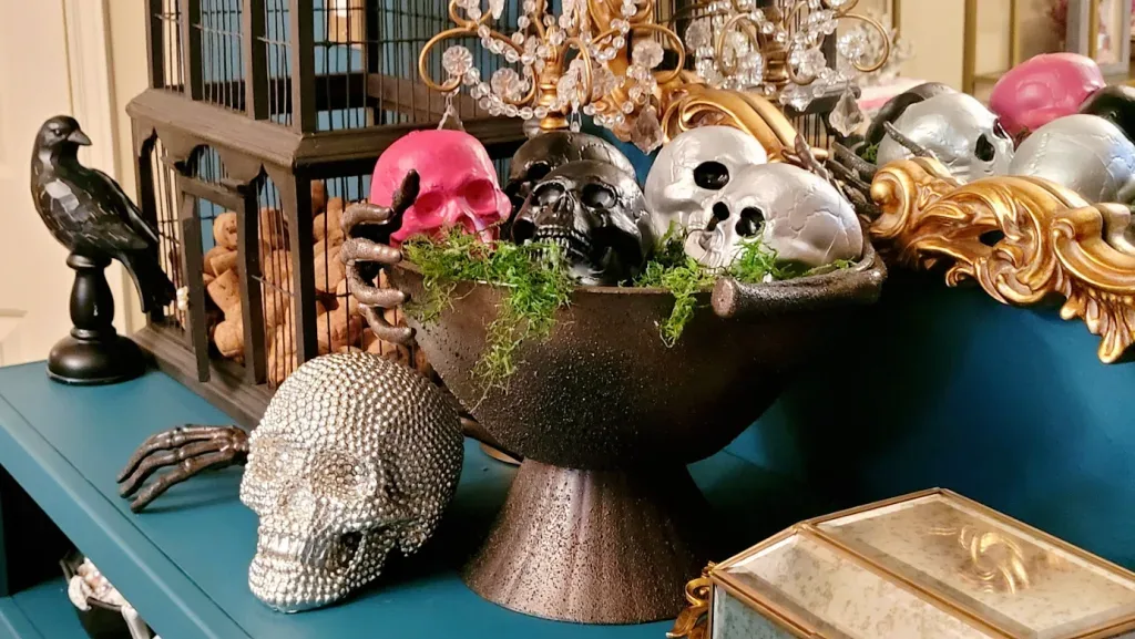 How to DIY Grandin Road Luxury Halloween Decor for Less - Stunning Halloween Grandin Road Dupes You Can Actually Afford