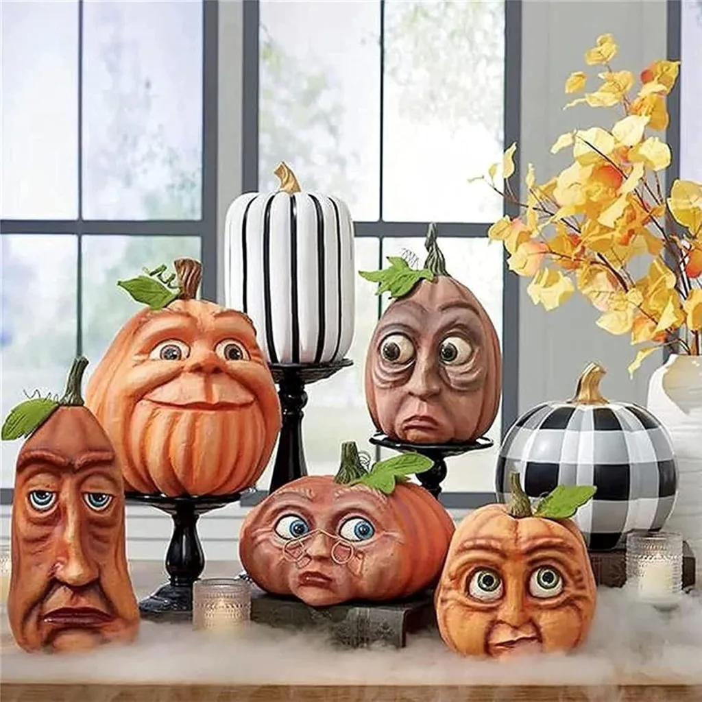 Amazon Expressive Pumpkin Family Decor Ideas - Stunning Halloween Grandin Road Dupes You Can Actually Afford
