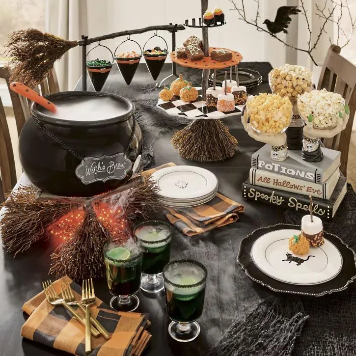 Grandin Road Witch Hands Snack Bowl Stand - Stunning Halloween Grandin Road Dupes You Can Actually Afford