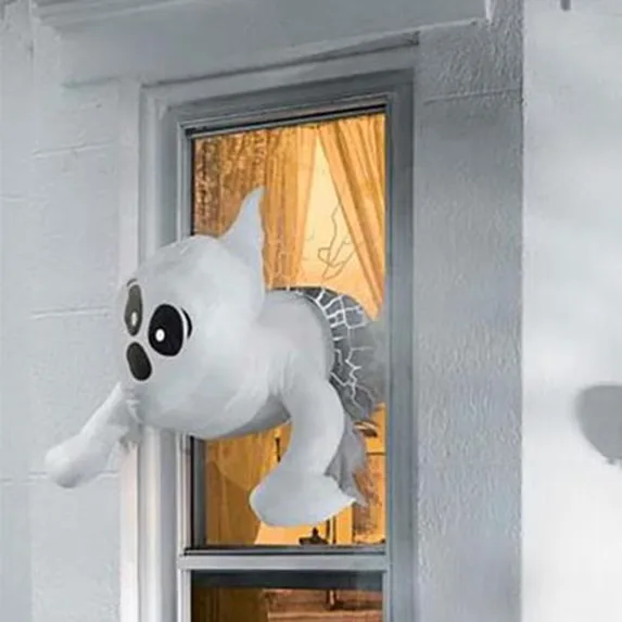 Stunning Halloween Grandin Road Dupes You Can Actually Afford - Walmart Ghost Crashing Decor
