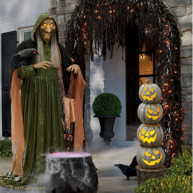 Stunning Halloween Grandin Road Dupes You Can Actually Afford - Grandin Road Pre-lit Drippy Garland