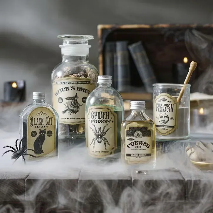 Grandin Road Halloween Apothecary Bottles - Stunning Halloween Grandin Road Dupes You Can Actually Afford