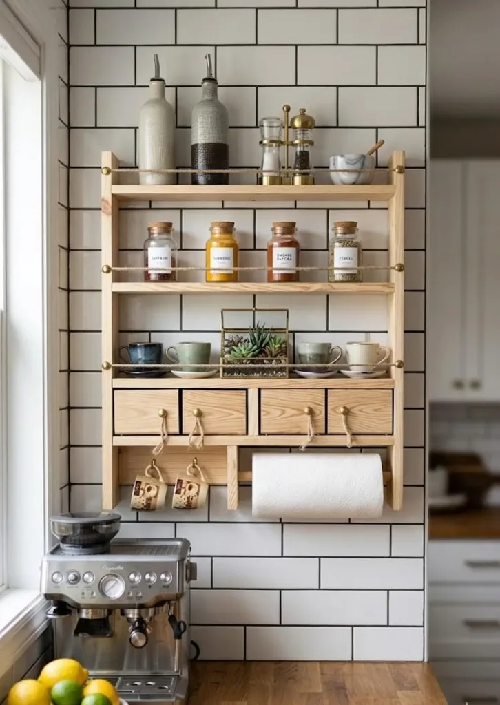 Kitchen Rack Inspiration For An Organized And Stylish Kitchen - How to Make Your Kitchen Look Expensive on a Budget