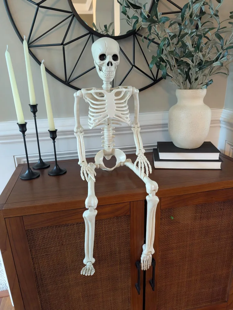 Amazon - Skeleton Halloween Styling Ideas - Beautiful Ways to Use Skeletons in Your Halloween Decor