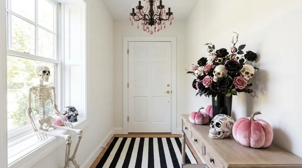 skulls and bones home decor ideas - Beautiful Ways to Use Skeletons in Your Halloween Decor