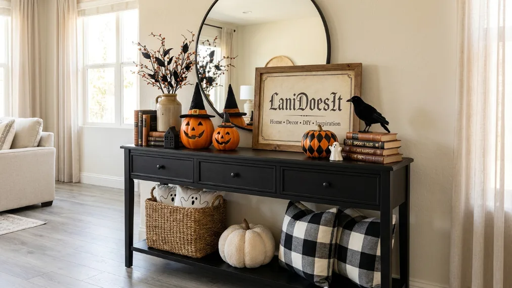 LaniDoesIt - How to Style Halloween Decor You Already Own in a Completely New Way 