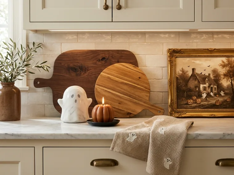 Cute Budget-Friendly Halloween Decorations For Indoor - How to Style Halloween Decor You Already Own in a Completely New Way