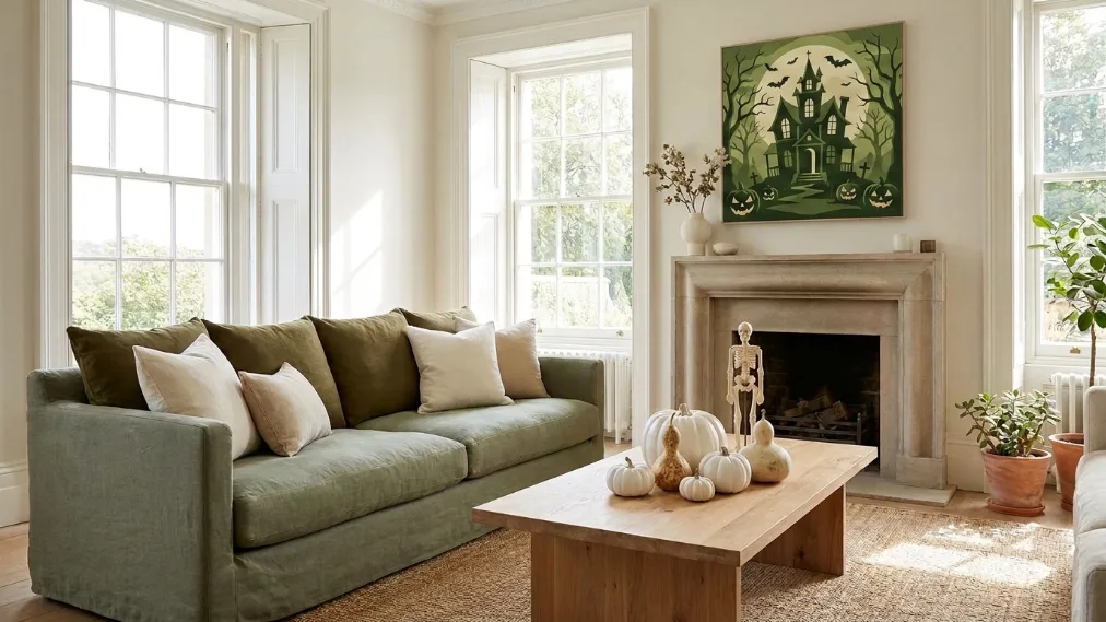 The Best Neutral Halloween Decor for a Sophisticated Spooky Home