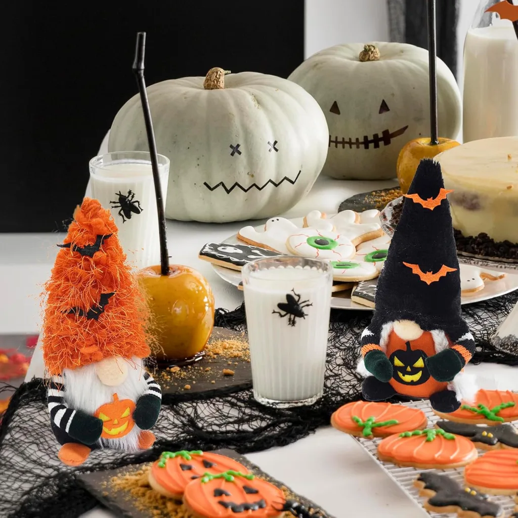 Affordable Cute Halloween Decor Idea - How to Style Halloween Decor You Already Own in a Completely New Way
