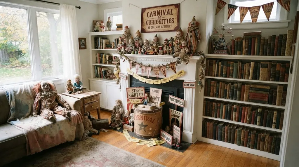 Creepy Clown Doll Carnival Decor Ideas - Halloween Doll Decor Ideas That Are Creepy in the Best Way